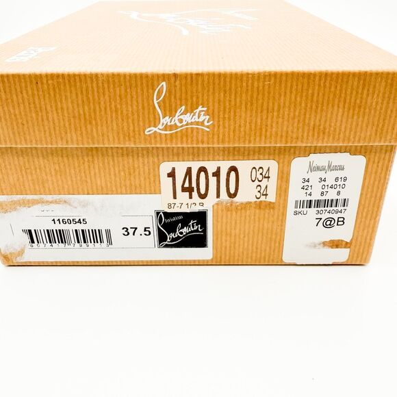 Christian Louboutin So Kate Heels120 Pumps Metallic EU 37.5 US 7.5 - Picture 13 of 13